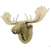 Cabeça de Alce - Escultura 3D - MDF